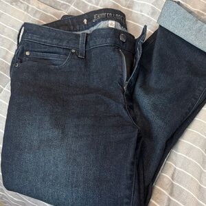 Jennifer Lopez Men's Deep Indigo Skinny Jeans